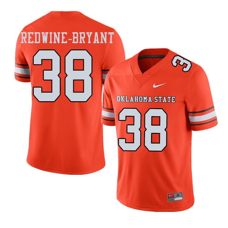 Men #38 Philip Redwine-Bryant Oklahoma State Cowboys College Football Jerseys Sale-Alternate Orange - Click Image to Close
